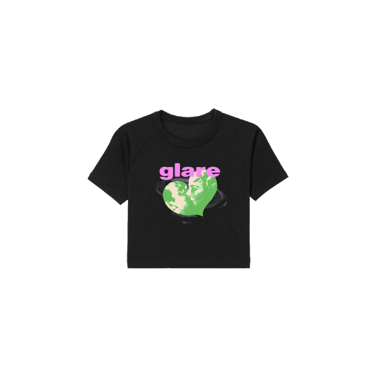 Glare - Green Heart Baby Tee